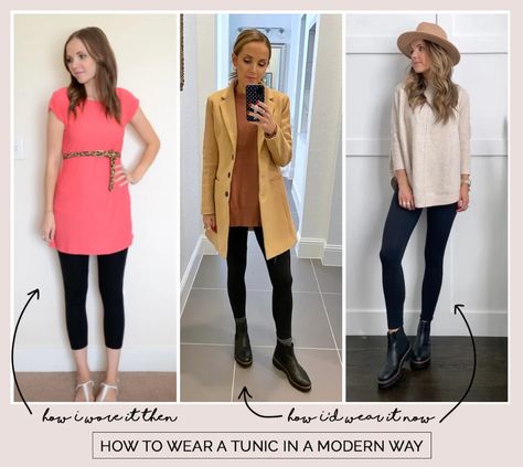 How to Wear Old Trends in Modern Ways - Merrick's Art How To Wear Tunic Tops Outfits, Tunic Tops Outfit, Millennial Outfit, Chambray Shirt Outfits, Ditsy Floral Top, Kimono Style Tops, Olive Jacket, Shirt Outfits, Gingham Shirt