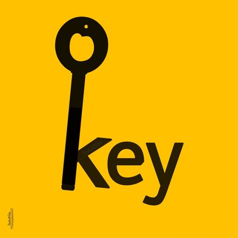 Key Typography, Keyhole Logo, Tick Logo, Key Words, Project Work, Hand Art Drawing, Typography Art, Hand Art, Low Key