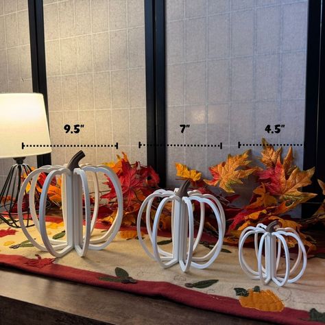 🍁 Celebrate the beauty of autumn with our 3D Printed Pumpkin Decorations! 🎃 Perfect for adding a touch of fall charm to your home, these pumpkins make stunning centerpieces and accents for any space. Available in multiple sizes, each pumpkin is meticulously 3D printed to showcase intricate details, making them a unique addition to your seasonal decor. Get yours here! - https://glnk.io/r56ln/maskedbandit3d #falldecor #pumpkindecor #autumnvibes #pumpkinseason #fallcenterpiece #3dprinteddecor... Pumpkin Decorations, Pumpkin Seasoning, Fall Centerpiece, Pumpkin Decorating, Fall Vibes, Intricate Details, 3d Printed, Pumpkins, Fall Decor