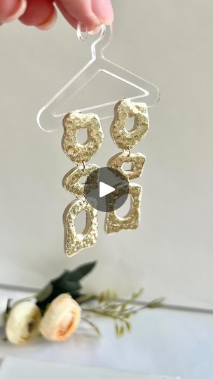 113K views · 5.6K reactions | We make together this earrings with gold leaf ✨✨✨

The tool to apply post The Magic Pins Cube  is finally available in the shop, link in bio 🤍 | TiDo clay tools | Gregory Alan Isakov · Sweet Heat Lightning Heat Lightning, Gregory Alan Isakov, Sweet Heat, Clay Tools, Gold Leaf, The Magic, Link In Bio, Polymer Clay, Heat