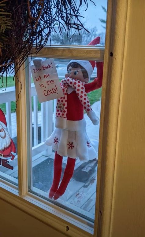 Samantha Jane Elf On Shelf Funny, Elf Idea, Elf Ideas Easy, Bad Elf, Holiday Chaos, Awesome Elf On The Shelf Ideas, Elf Props, Elf Activities, Xmas Elf