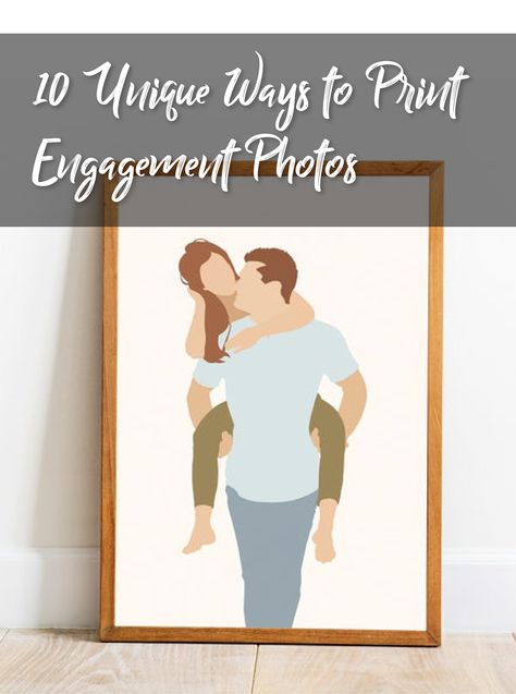 If you’re looking to find a way to make the most out of these special pics check out these 10 unique ways to print engagement photos. Displaying Engagement Photos In Home, Heart Photo Collage, Heart Engagement, Cute Engagement Photos, Fun Engagement Photos, Engagement Ornaments, Minimal Prints, Geometric Heart, Photo Ornaments