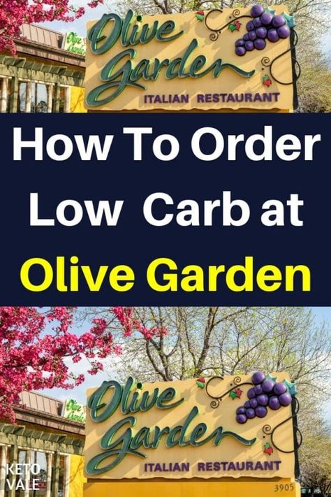 keto Olive Garden Keto At Olive Garden, Keto Restaurant Options, Keto Olive Garden, Low Carb Restaurant Options, Low Carb At Restaurants, Low Carb Options, Carbs List, Keto Restaurant, Keto On The Go