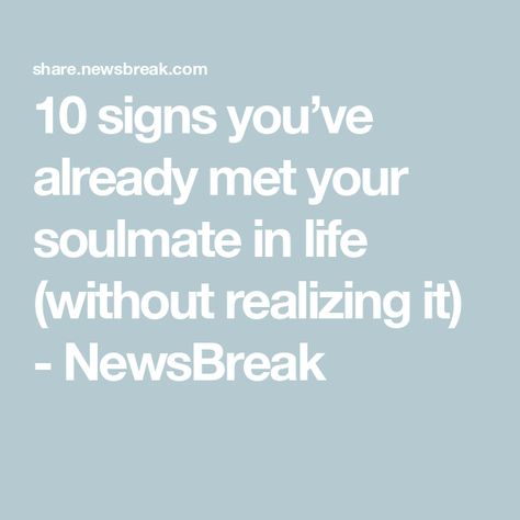 10 signs you’ve already met your soulmate in life (without realizing it) - NewsBreak Soulmate Signs, Student Journal, Soulmate Connection, A Soulmate, Meeting Your Soulmate, Book Editing, My Soulmate, Hollywood Movie, Successful Relationships