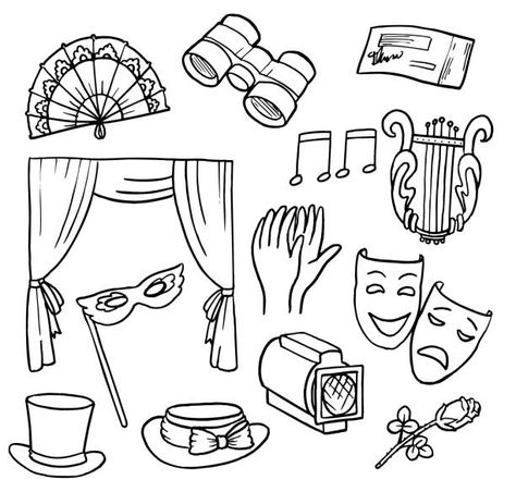 291 Theater Mask Doodle Vector and Icons - iStock - iStock Musical Theatre Doodles, Drama Drawings Art, Theatre Art Drawing, Theatre Aesthetic Drawing, Theater Drawing Ideas, Drama Mask Drawing, Theatre Doodles, Drama Masks Drawing, Drama Doodles