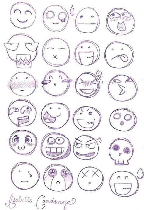 Chibi Facial Expressions, Face Sketch, Drawing Expressions, Smiley Faces, Cartoon Faces, Chibi Drawings, Face Expressions, Kawaii Drawings, Facial Expressions