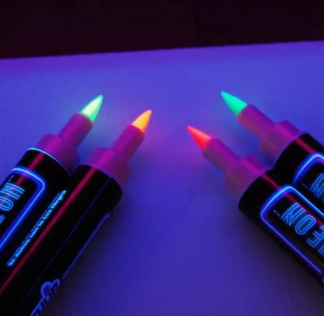 Teen Glow In The Dark Party- Glowing Fabric Markers Black Light Shirt Ideas, Glow In The Dark Markers, Glow In The Dark Party Favor Ideas, Glow In The Dark Shirts Diy, Glow In The Dark Tie Dye, Glow In The Dark Jenga, Glow In The Dark Drinks For Kids, Glow Shirt Ideas, Glow In The Dark Games For Teens