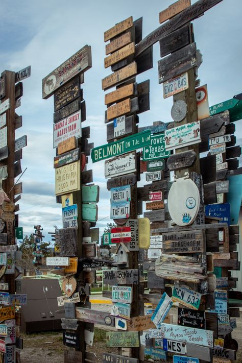 Yukon Territory Canada, Yukon Canada, Alaska Highway, Common Knowledge, Canada Road Trip, Travel Van, Sign Post, Dream Holiday, Dream City