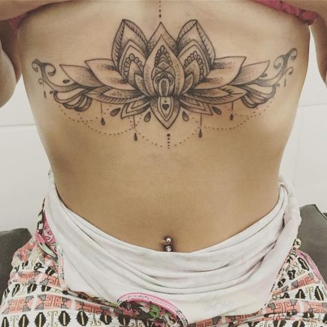 125 Trendy Underboob Tattoos You’ll Need to See - Tattoo Me Now Underboob Tattoos, Lotusblume Tattoo, Underboob Tattoo Designs, Lace Tattoo Design, See Tattoo, Free Tattoo Designs, Underboob Tattoo, Chest Tattoos For Women, Tattoo Design Book