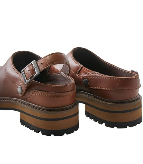 Women's Camden Hills Clogs | Casual at L.L.Bean Clog Outfit, Funky Shoes, Built To Last, Leather Clogs, Womens Clogs, Women's Sneakers, L L Bean, Shoe Game, Comfy Outfits