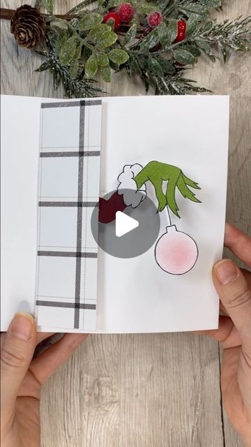 Katharina Tarta Crafts on Instagram: "Ist das nicht die perfekte Karte für alle Grinch fans? 😉   Werbung: Die Rätsel Weihnachtskarte von @krimigames ist super süß illustriert und echt die perfekte Karte (wenn man keine Zeit hat selbst eine zu basteln 😉) Die Rätsel sind echt total ausgeklügelt und machen richtig viel Spaß beim Lösen. Und mir den Code KTCrafts kriegt ihr sogar 20% Rabatt auf euren Einkauf bei KrimiGames. Die verkaufen nämlich nicht bloß Rätsel-Weihnachtskarten. 😉 Was es dort noch gibt könnt ihr entweder selbst erkunden, oder in meiner Story erfahren 😉  #christmascard #thegrinch #weihnachtsbasteln" Grinch Christmas Cards, Original Christmas Cards, Pop Up Christmas Cards, Chrismas Cards, Cute Christmas Cards, Fun Christmas Cards, Christmas Pops, Christmas Inspo, Grinch Christmas