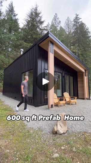 5.8K reactions · 354 shares | A quick tour of the garden suite 600 on Saltspring Island built by @blendprojectsco Full video will be in the channel tomorrow. #modularhomes #prefabhome #manufacturedhomes #mobilehomes #hometour #interiordesign #newhomes #modularhome #hometour | Archi Benes | Jelly Roll · Get By (College Football Edition) Small Prefab Cabins, Pre Fab Homes, Pre Built Cabins, Prefab Cottages, Diy Wood Stove, Mini Homes, Ranch Ideas, Cool Homes, Cabin Retreat