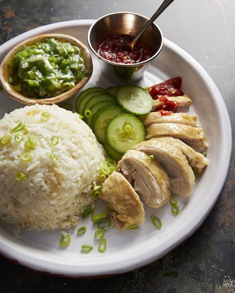 Easy One-Pot Hainanese Chicken Rice | Marion's Kitchen Hainan Chicken, Hainanese Chicken Rice, Marion Grasby, Marion's Kitchen, Chicken Rice Recipes, Easy Chicken And Rice, Hainanese Chicken, Rice Cooker Recipes, Rice Chicken