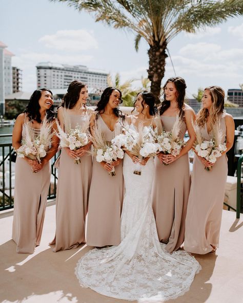 Bridesmaid Dresses Taupe Champagne, Tan Green Bridesmaid Dresses, Brown Brides Made Dresses, Taupe Birdy Grey Bridesmaid Dresses, Wedding Taupe Colors, Taupebridesmaid Dresses, Champagne Taupe Bridesmaid Dresses, Dark Cream Bridesmaid Dresses, Wedding Champagne Bridesmaid Dress