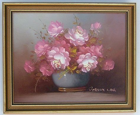 Robert Cox 1970s Signed Vintage Art OOAK Painting by BiminiCricket, $65.00 Vintage Floral Painting, Vintage Still Life, Still Life Artists, Shopping Boutique, Computer Art, Painting Vintage, Still Life Art, Vintage Oil Painting, Team Gifts