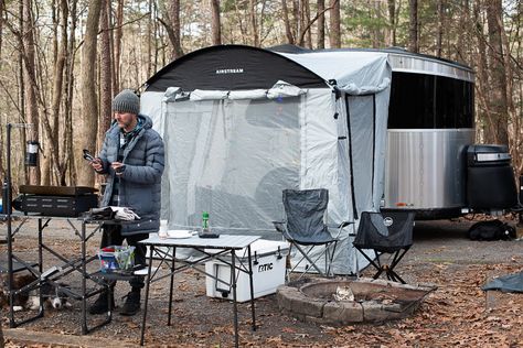 Airstream Basecamp 20, Basecamp Airstream, Base Camp Tent, Airstream Camping, Airstream Basecamp, Airstream Living, Teardrop Camping, Rv Campsite, Airstream Campers