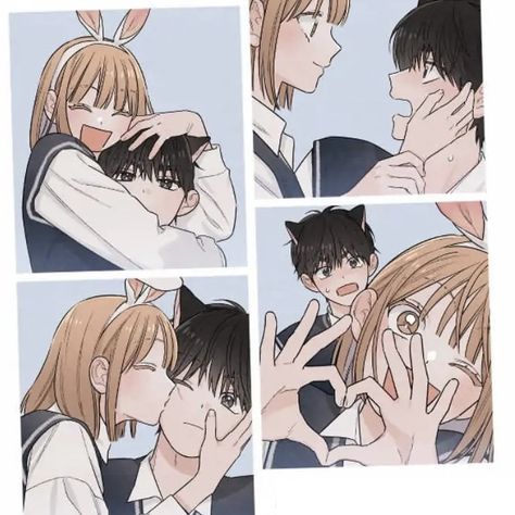 Easy Drawing Tutorials Step By Step Cute, Revelation Of Youth Manhwa, Anime Couple Reference, Webtoon Couple, Revelation Of Youth, Webtoon Pfp, Manhwa Couple, Webtoon Icon, Piskel Art