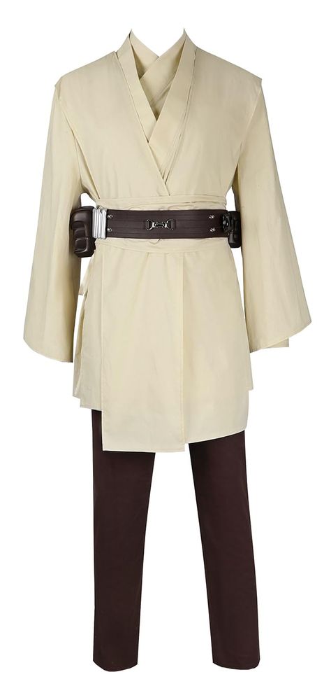 PRICES MAY VARY. Adult Qui Gon jinn Jedi Costume Robe Men's Hooded Robe Pant Outfits for Halloween Cosplay Cloak Full set as the pictures shown.High quality fabric, fine tailoring, fully equipped, bright colors, special design in details. Size：US Standard Size.Please choose the suitable size according to the "Product description" or your experience. Occasions: Cosplay Outfit Great choice for Halloween cosplay, role play, theme party, dress up cosplay costume, carnival, performance, great gift fo Jedi Outfit Men, Jedi Knight Costume, Outfits For Halloween, Cloak Clothing, Jedi Outfit, Jedi Robe, Jedi Cosplay, Qui Gon Jinn, Jedi Costume