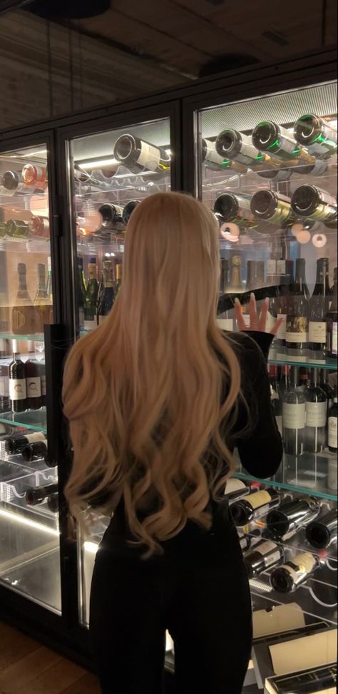 #bar #aesthetic #blonde #blondecurlyhair #blondehaircolor #longhair #alcohol Dark Feminine Aesthetic Blonde Hair, Blonde Dark Feminine, Blonde Baddie Aesthetic, Blonde Bars, Bar Aesthetic, Aesthetic Blonde, Blonde Aesthetic, Blonde Fashion, Long Blond