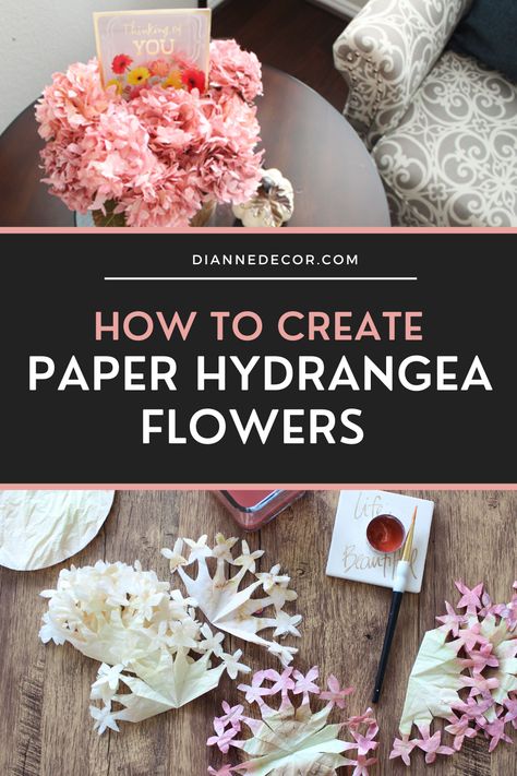 Learn how to make paper hydrangea flowers out of coffee filters and food coloring. Give these forever flowers dupe as a hostess gift.    #diyhydrangeas #diyhydrangeaflowers #paperhydrangeaflowers #coffeefilterflowers #flowersfromcoffeefilters #flowersmadefromcoffeefilters #diyhostessgift #diygiftidea #diyforeverroses #diyforeverflowers Paper Hydrangea, Diy Hostess Gifts, Coffee Filter Flowers, Hydrangea Flowers, Forever Rose, Forever Flowers, Floral Tape, Bouquet Arrangements, Dollar Tree Store