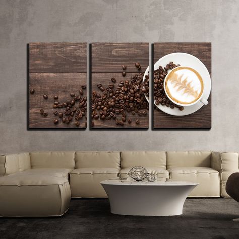 Modern Home Art, Animal Canvas Art, Coffee Painting, Cafe Art, Coffee Corner, Coffee Decor, Art Coffee, Animal Canvas, Hanging Posters