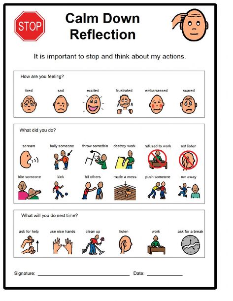 Calm Down Worksheet, Behavior Visuals, Conflict Resolution Worksheet, Hand Washing Poster, Bee Room, Alcohol Awareness, Behavior Reflection, Inclusive Education, The Worksheet