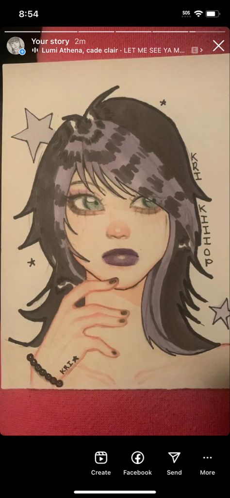 Emo Girl Drawing, Emo Drawing, Girl Sketch, Emo Girls, God Art, How To Draw Hair, Sketchbook Art Inspiration, Art Pages, Simple Art