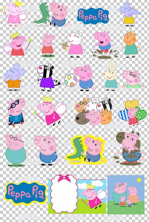 Pegga Pig, Peppa Pig Printables, George Pig Birthday, Peppa Pig Teddy, Pig Png, Peppa Pig Birthday Party, Pepa Pig, George Pig, Drawing Png