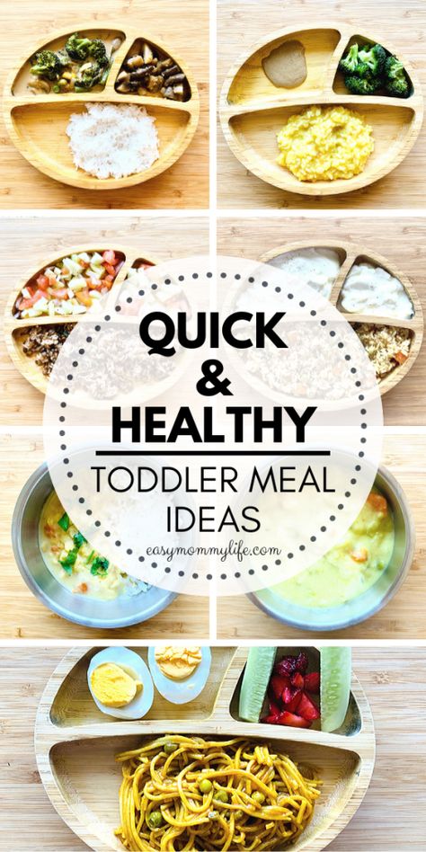 Quick and Healthy Toddler Meals. Includes toddler meal ideas for 1 year old, ideas for 2 year olds and toddler meal ideas for picky eaters. Many low prep, easy and clean eating friendly toddler recipes. Special focus on vegan and dairy free meal ideas.  #toddler #toddlermealideas #toddlerrecipes #recipesforkids #dairyfree #vegan #wholefoodsforkids #healthymealsfortoddlers Quick Easy Meals For One Year Old, Meal Ideas For Picky Eaters, Easy Toddler Snacks, Meal Plan For Toddlers, Picky Eaters Recipes, Toddler Picky Eater, Toddler Meal Ideas, Easy Toddler Meals, Toddler Dinner