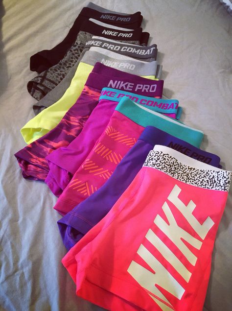 Old Nike Pros, Nike Pros Collection, Nike Pro Collection Aesthetic, Nike Pro Shorts Collection, Nike Pros Outfit Aesthetic, Nike Pros Aesthetic, Cute Nike Pros, Nike Pros Outfit, Nike Pro Collection