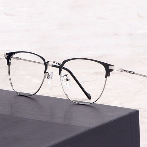 Aesthetic Spectacles, Glasses Frames For Girl, Glasses Women Fashion Eyeglasses, Korean Glasses, Glasses Frame For Men, Cute Glasses Frames, Glasses For Round Faces, Glasses Frames Trendy, Classy Glasses