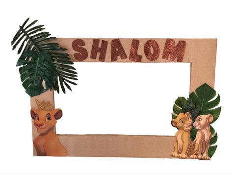 Photo Booth Frame, Lion King, Photo Booth, Birthday Parties, Lion, Novelty Christmas, Christmas Ornaments, Holiday Decor, Birthday