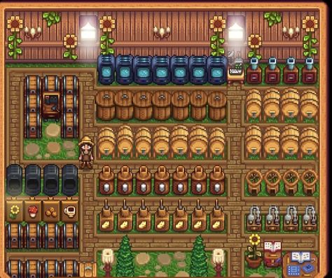 Stardew Farms, Stardew Valley Layout, Stardew Valley Tips, Stardew Valley Farms, Valley Game, Stardew Valley Fanart, Shed Interior, Farm Layout, Farm Design