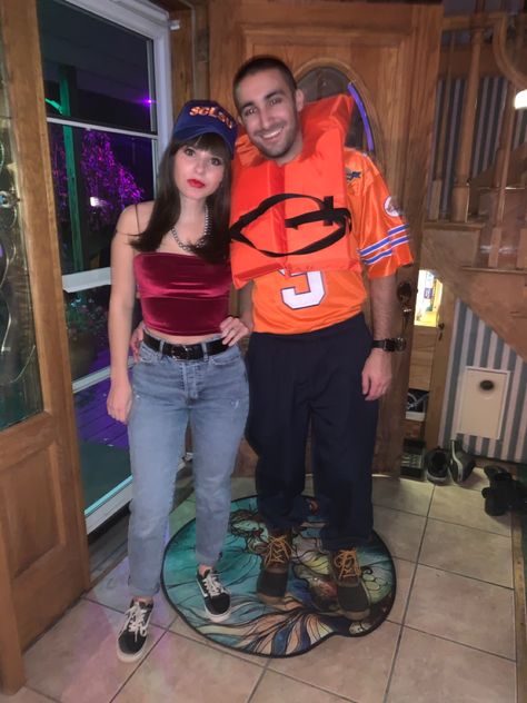 Tim The Tool Man Taylor Costume, Vicky Valencourt Waterboy Costume, Adam Sandler Party Ideas, Adam Sandler Birthday Party, Adam Sandler Birthday Party Theme, Vicky Valencourt, Adam Sandler Party Theme, Waterboy Costume, Adam Sandler Movie Costumes