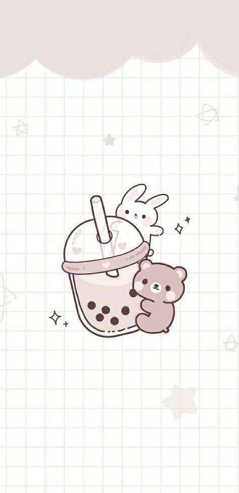 Cute Milk, Pink Wallpapers, Icon Cute, As Wallpaper, Wallpapers For Phone, Phone Inspo, Background Aesthetic, Bear Wallpaper, Kawaii Wallpaper