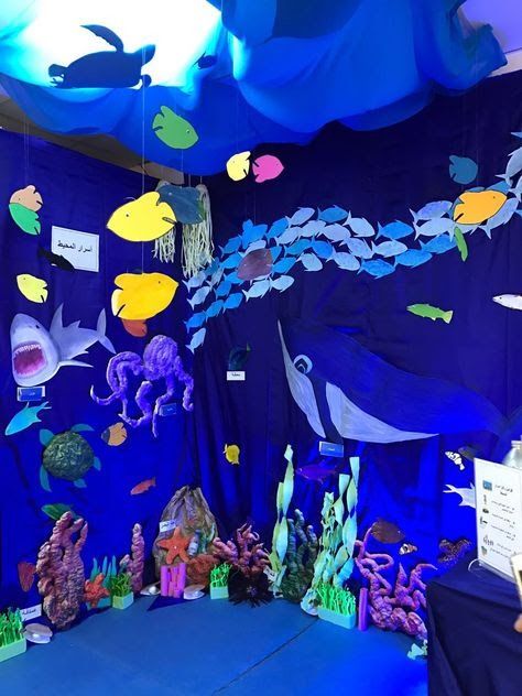 [WARNING: EXTERNAL] These ideas are so you - dlybrand@blountboe.net - Blount County Schools Mail Blue Day Decoration In Preschool, Vbs Ocean Theme, Ocean Vbs, Enchanted Forest Decorations, School Dance Ideas, Scuba Vbs, Under The Sea Decorations, Blount County, Ocean Theme Classroom