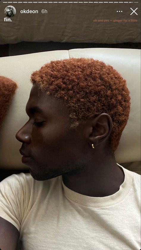 Colored Hair Men, Ginger Auburn Hair, Short Dyed Hair, Auburn Hair, Colored Hair, Hair Black, Auburn, Hair Inspo, Dyed Hair