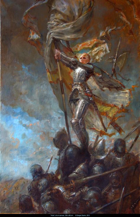 Female Knight Painting, Female Armor, Rennaissance Art, Female Knight, Knight Art, Historical Art, Caravaggio, Medieval Art, Ethereal Art