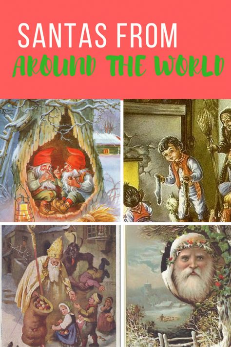 Check out the illustrations and details about Santas all around the world. Santa Claus Pictures, International Christmas, Celebration Balloons, Celebration Around The World, Office Christmas, Santa And Reindeer, Christmas Gift Guide, Christmas Is Coming, Country Christmas