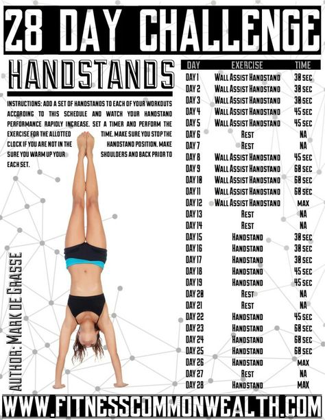 Handstand challenge Dance Flexibility Stretches, Handstand Training, Handstand Challenge, Month Workout Challenge, Oatmeal Banana, Yoga Handstand, Yoga Iyengar, Calisthenics Workout, Health And Fitness Articles