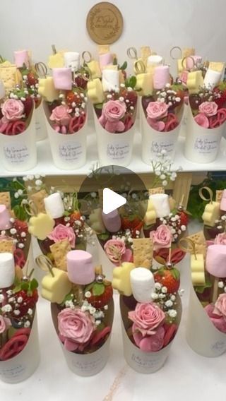 The Styled Graze Co. on Instagram: "Cute Cups for a bridal shower held at @stonehavencastleestate 🫶💐 

#bridalshower #host #cute #charcuterie #event #curated #chic #fruit #grazing #grazed #grazetable #snacks #diy" Charcuterie Cups Baby Shower Ideas, Cute Charcuterie, Snacks Diy, Charcuterie Cups, Baby Shower Fruit, Fruit Cups, Cute Cups, Woman’s Day, Dessert Ideas