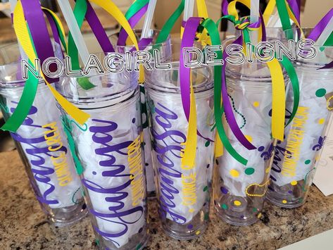 Girlfriend Trips, Mardi Gras Jewelry, Nola Bachelorette, Jester Hat, Vinyl Personalized, Purple Decor, Mardi Gras Party, Mardi Gras Gifts, Gold Vinyl