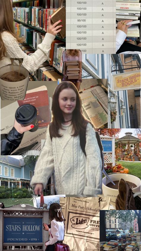 autumn smart downtown girl mood board Rory Gilmore Lockscreen, Gilmore Girls Seasons, Academic Motivation, Stars Hollow, Dorian Gray, Downtown Girl, Rory Gilmore, New School Year, I School