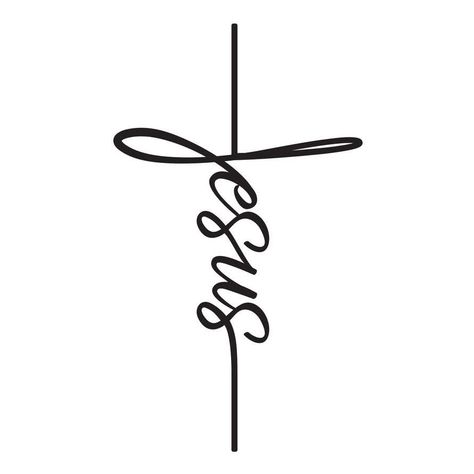 Jesus Lettering Cross hand written Pretty Cross Drawing, Simple Cross Drawing, Cross Doodle, Cross Sketch, Cross Drawing, Rock Designs, Cross Hands, Cross Tattoo, Rock Design