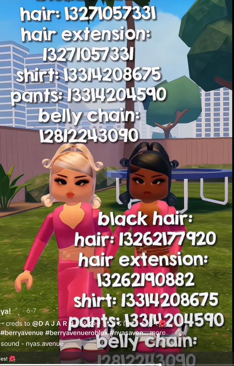 Berry Avenue Fits, Berry Avenue Codes, Berry Ave, Roblox Codes, Belly Chain, Black Hair, Berry, Coding, Chain