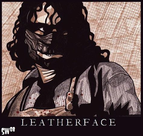 Leatherface by Scott Watson Thomas Hewitt Fanart, Leatherface Fan Art, Thomas Hewitt, Texas Chainsaw, Slasher Film, Horror Villains, 80s Horror, Slasher Movies, Funny Horror