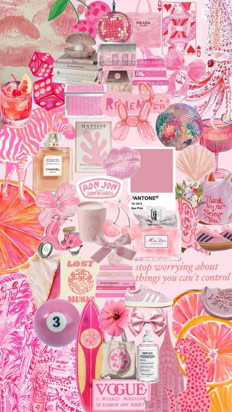 #pink #preppy #aesthetic #fyp Pink Preppy Aesthetic, Pink Preppy, Preppy Aesthetic, Collage, Pink