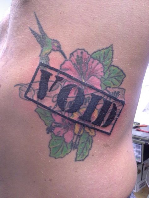 Tattoo cover up "void". Sometimes you have to make a bad decision into a smile Funny Cover Up Tattoos, Void Cover Up Tattoos, Bad Tattoo Cover Ups, Void Tattoo Cover Up, Void Tattoo, Eight Legged Freaks, Best Cover Up Tattoos, Tattoo Board, Tattoo Cover Up