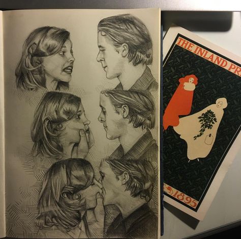 the notebook 😌 • • • • • • #drawing #art #sketch #thenotebookmovie #thenotebook #ryangosling #rachelmcadams #kissing #love #artwork #artist | Instagram The Notebook Drawings Movie, The Notebook Drawing, Notebook Drawings, Love Artwork, Notebook Drawing, Artist Instagram, The Notebook, Drawing Art, Art Sketches