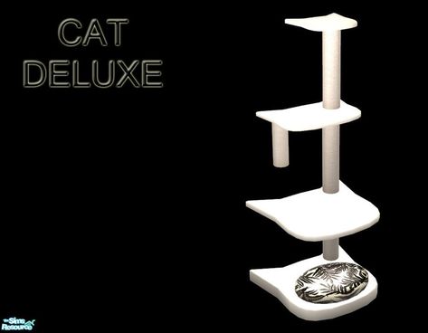 The Sims Resource - Cat Deluxe - Cat scratch tree Sims 4 Cat Tree Cc, Cat Cc Sims 4, Cat Tree Designs, Mesh Tool, Sims 2 Hair, Sims 1, Cat Tower, Cat Scratching, Cat Tree